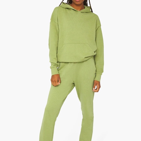NWT WeWoreWhat sage green SET of hoodie and sweatpants - Picture 6 of 12